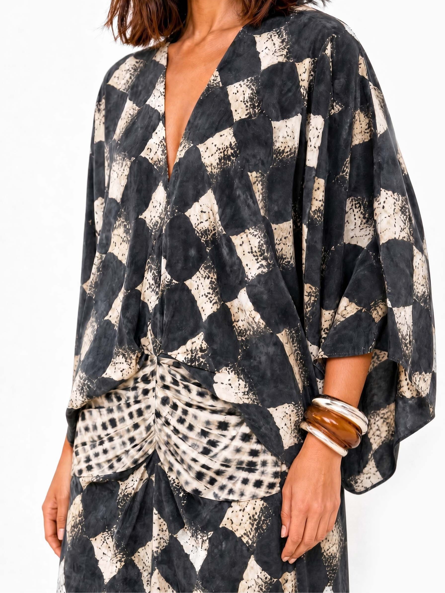 Katherine | Relaxed Mosaic Maxi Dress