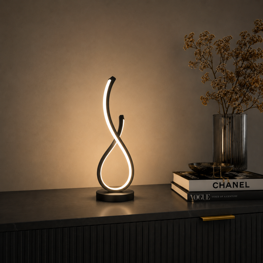 Raindrop LED Table Lamp | USB Powered Adjustable Bedroom Light