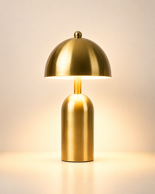 Bell Mushroom Glow | Elegant Touch Sensor LED Table Lamp with Dimming Feature