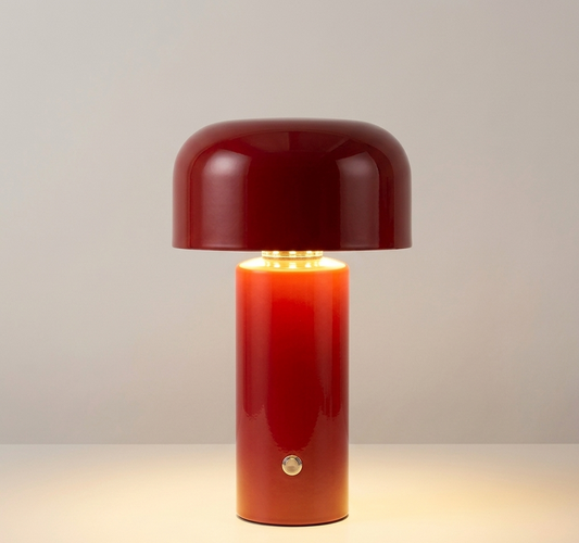 MushroomGlow | Modern Rechargeable Cordless LED Table Lamp