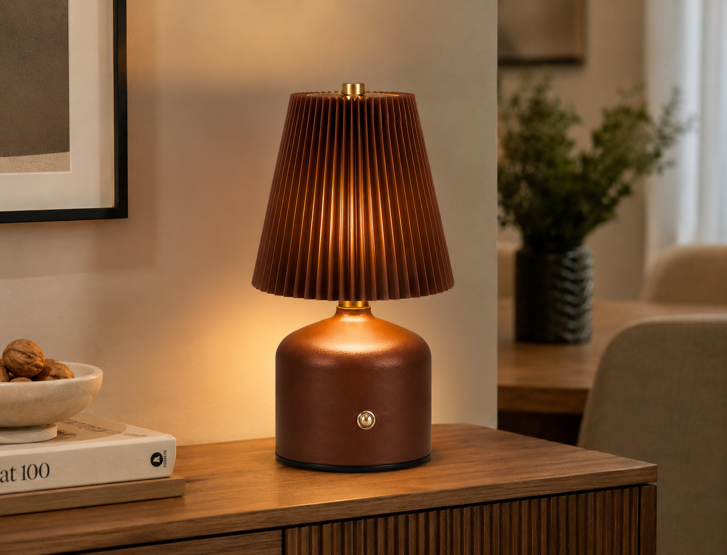 Cupcake Cone | Versatile Touch Control Rechargeable LED Table Lamp