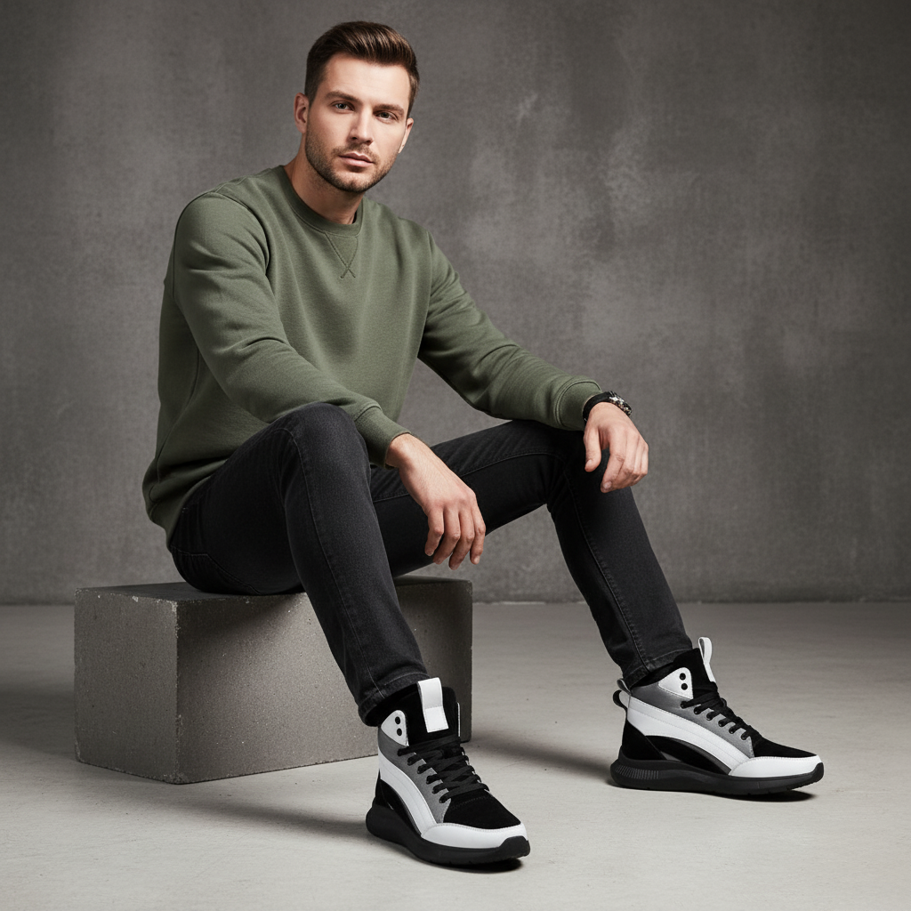 Hunter | Covert Height-Boosting Sneakers