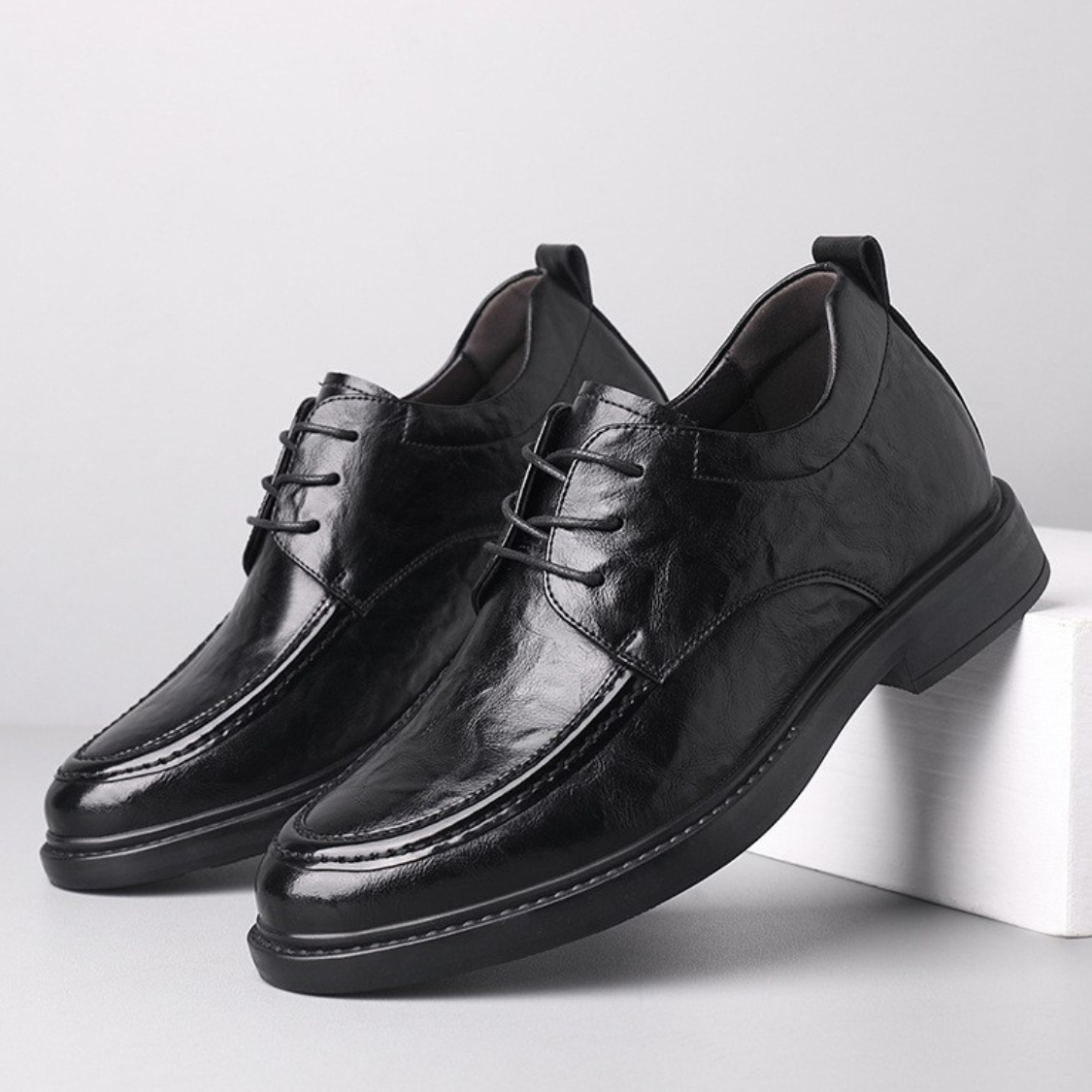 Preston | Covert Height-Boosting Dress Shoes