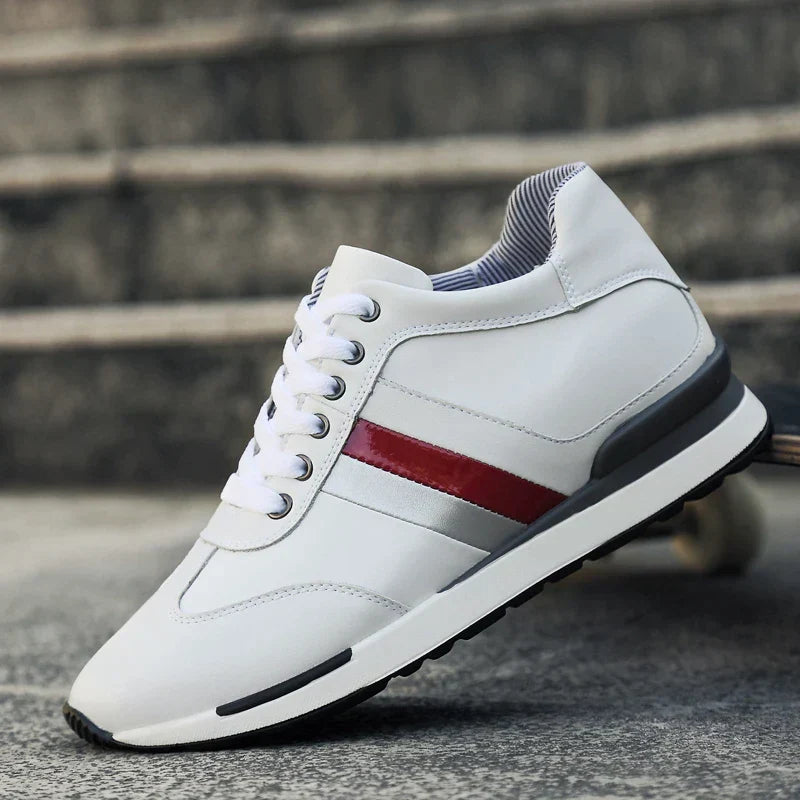 Leo | Covert Height-Boosting Leather Sneakers