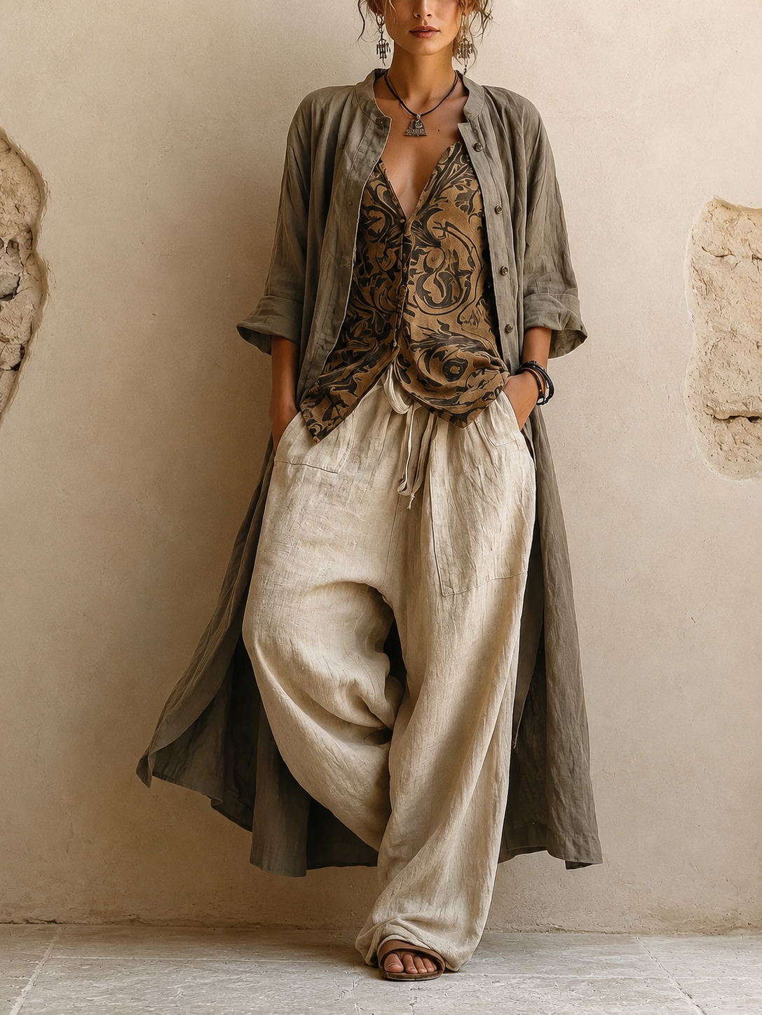 Maeve Relaxed Boho 3-Piece Set