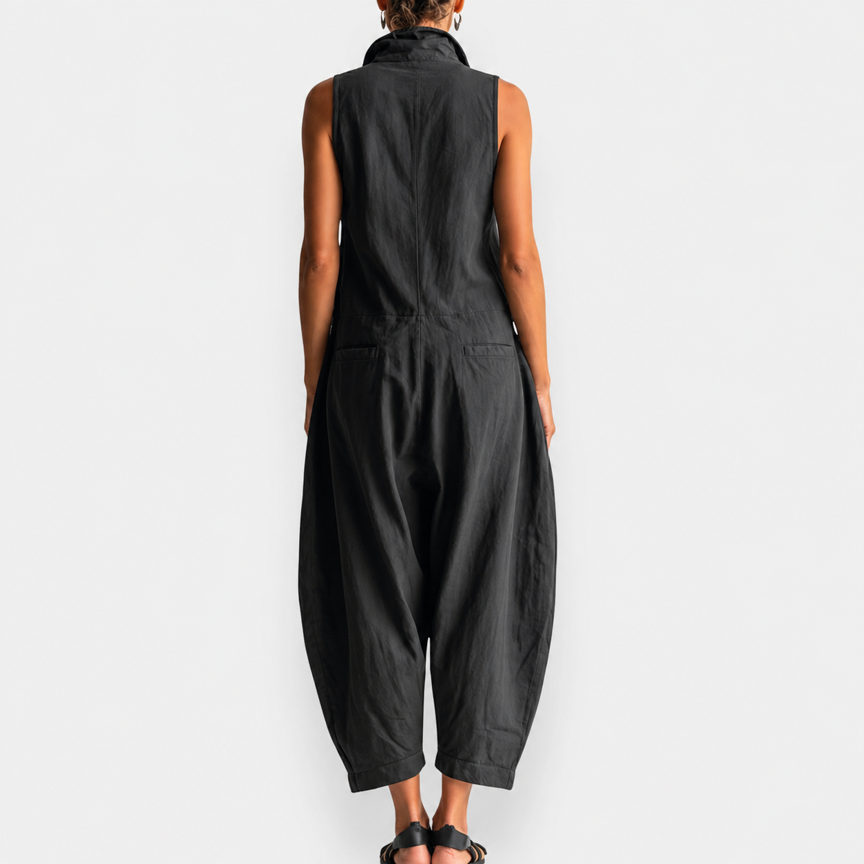 MONROE | Relaxed Sleeveless Jumpsuit