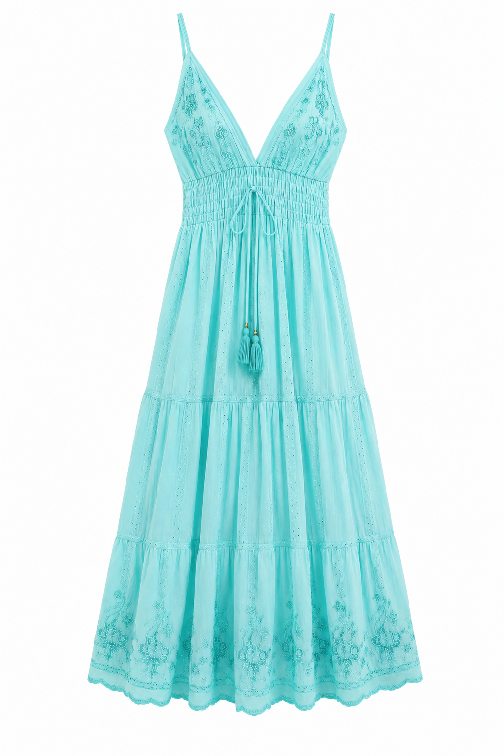 Capri Eyelet Maxi Dress