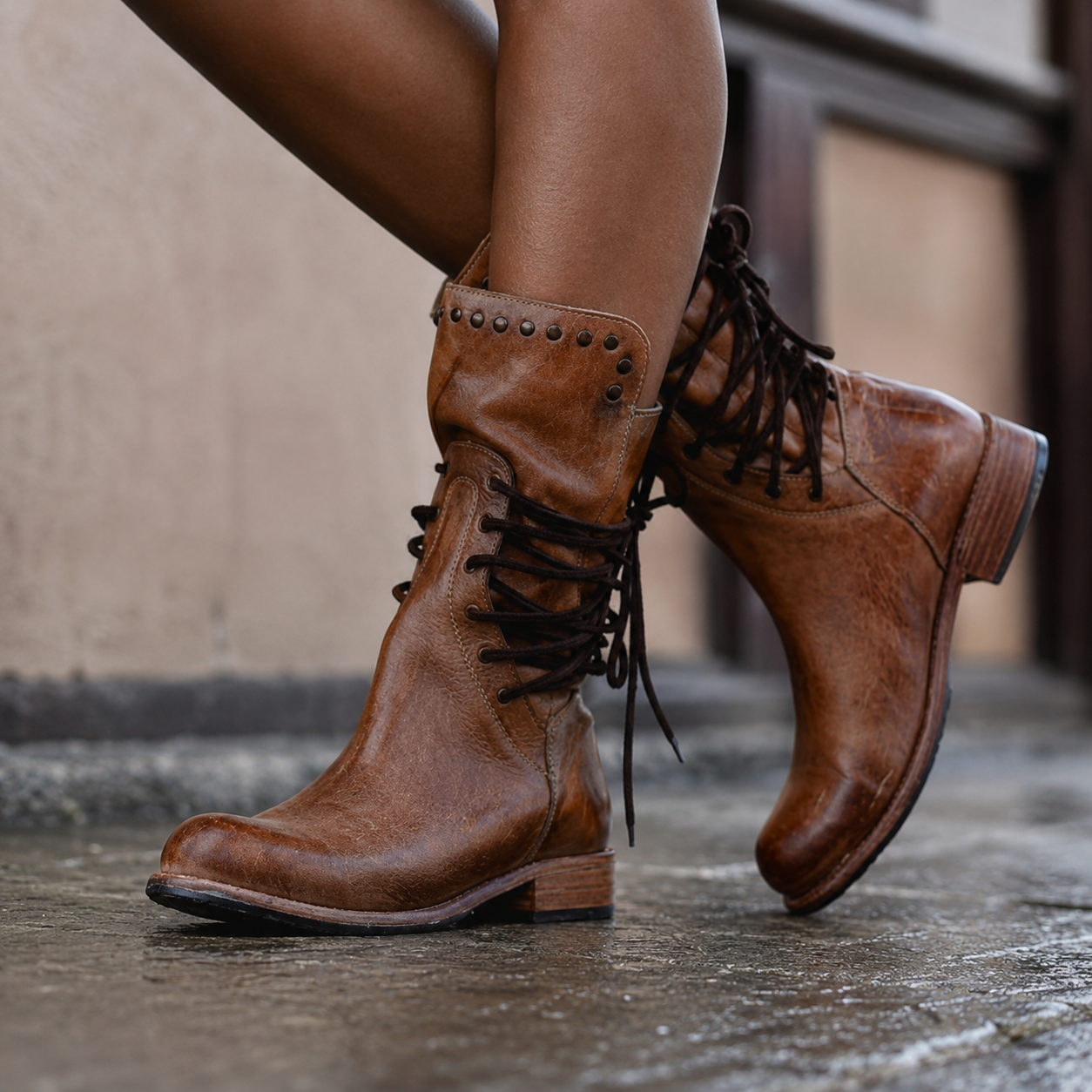 Cassidy™ | Vintage Lace-Up Boots