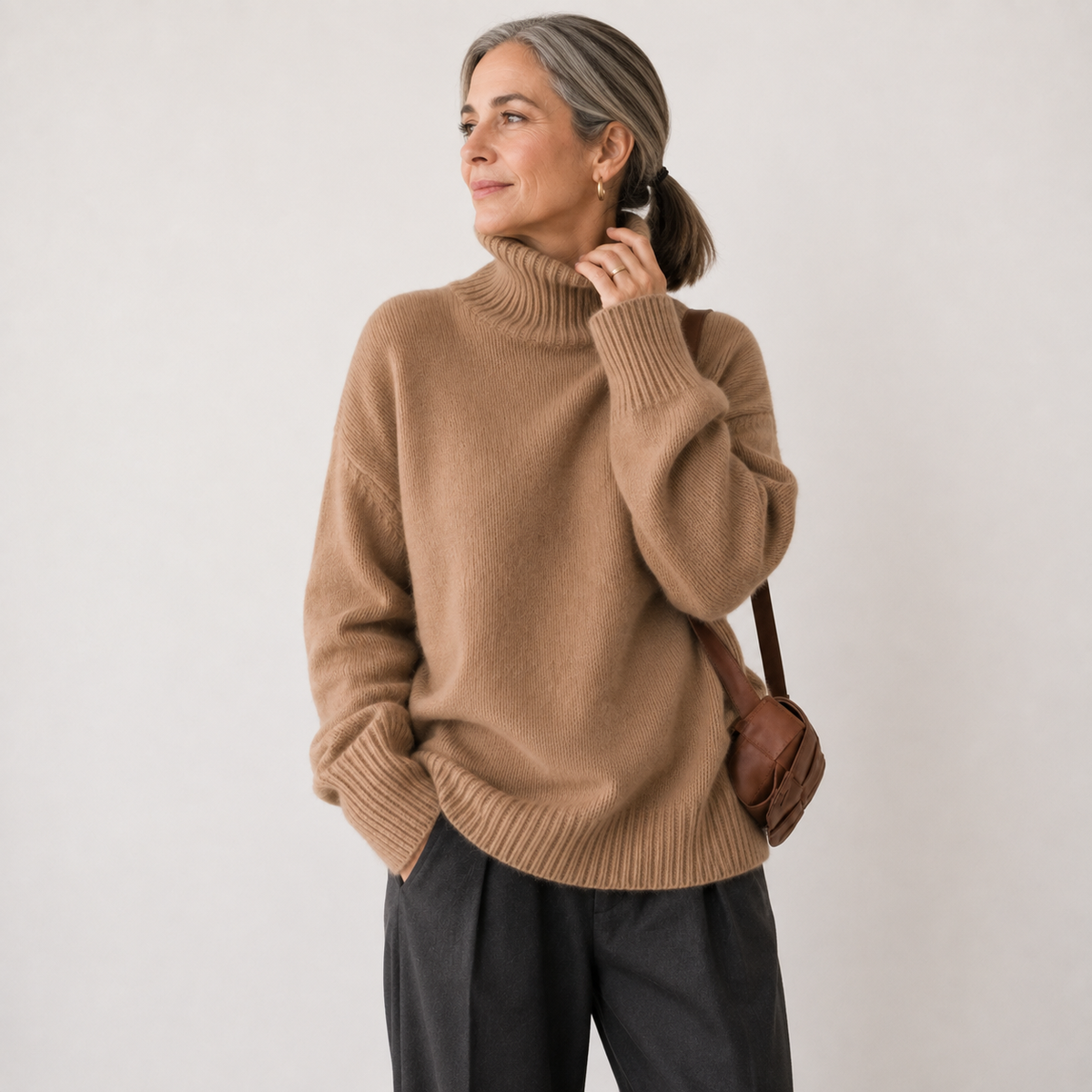 Cynthia™ | Soft Relaxed Turtleneck Sweater