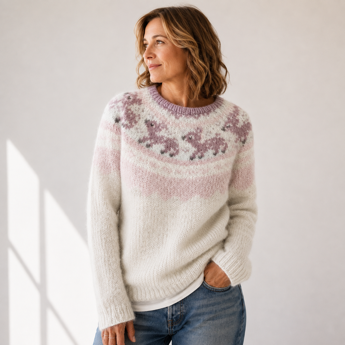 Darlene™ | Classic Fair Isle Knit Sweater
