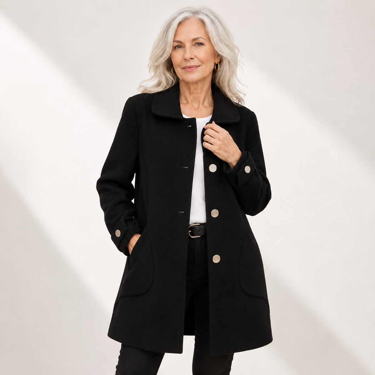 Frances | Oversized Mid-Length Coat