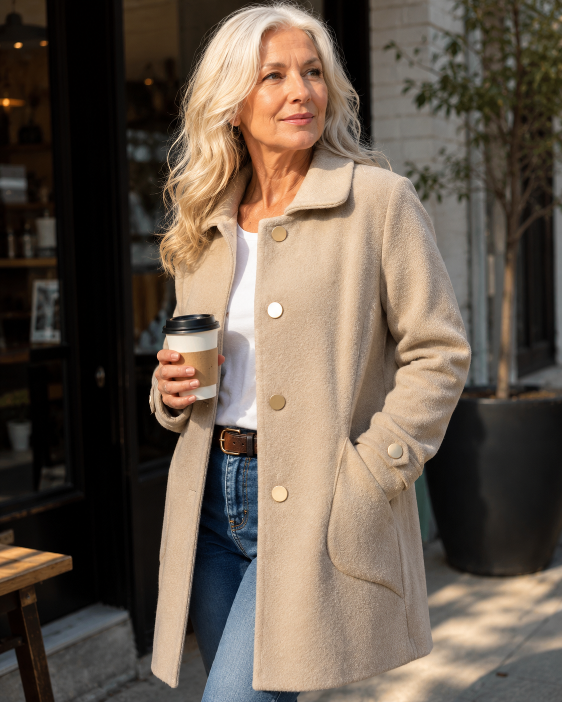 Frances | Oversized Mid-Length Coat