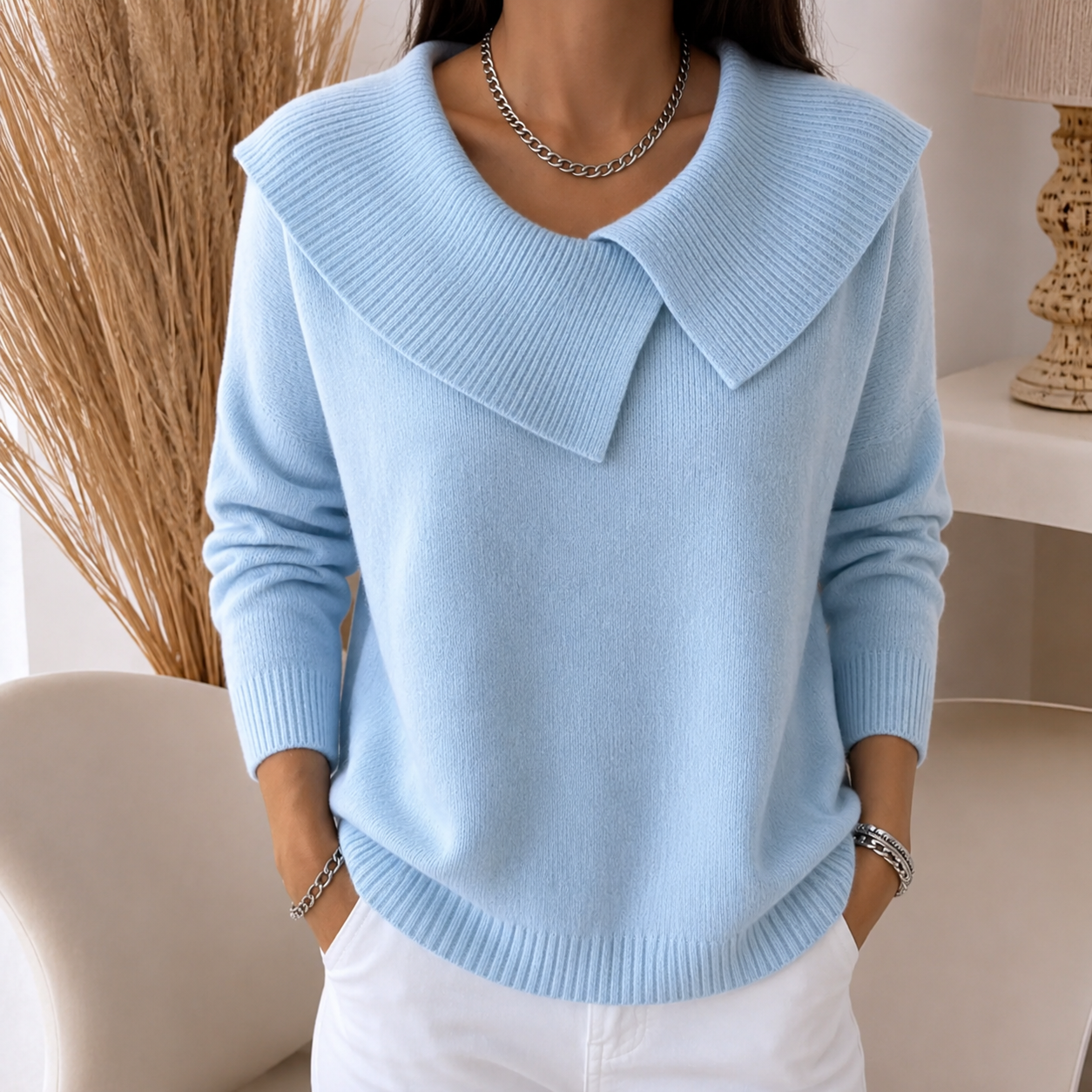 Joanne | Soft Collar Sweater