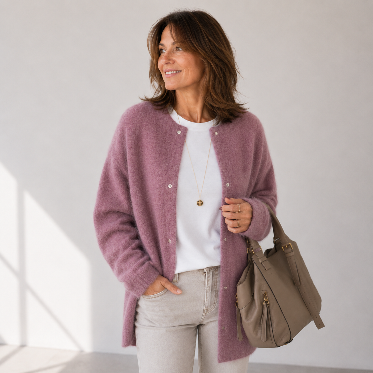 Lorraine™ | Soft Button-Front Cardigan