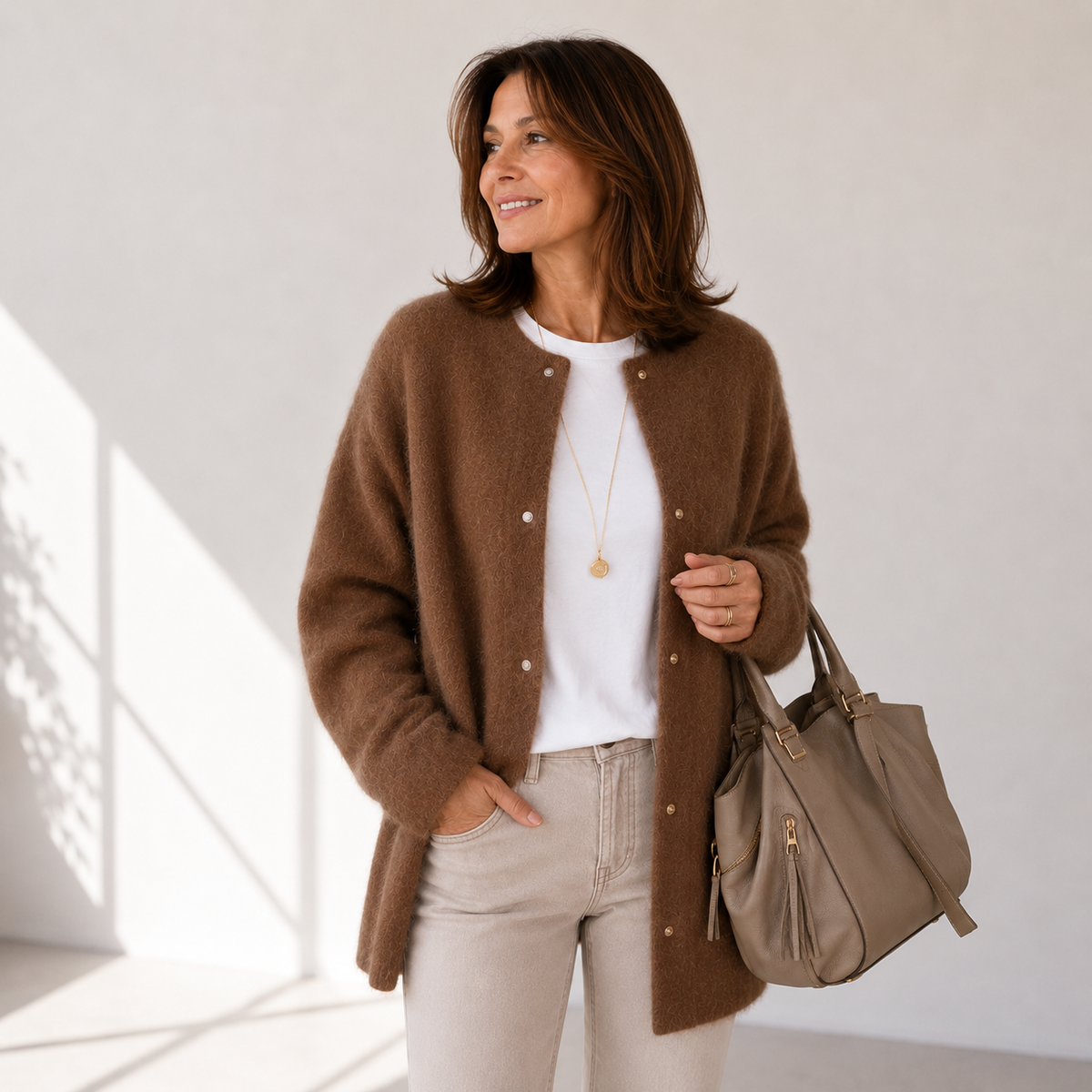 Lorraine™ | Soft Button-Front Cardigan