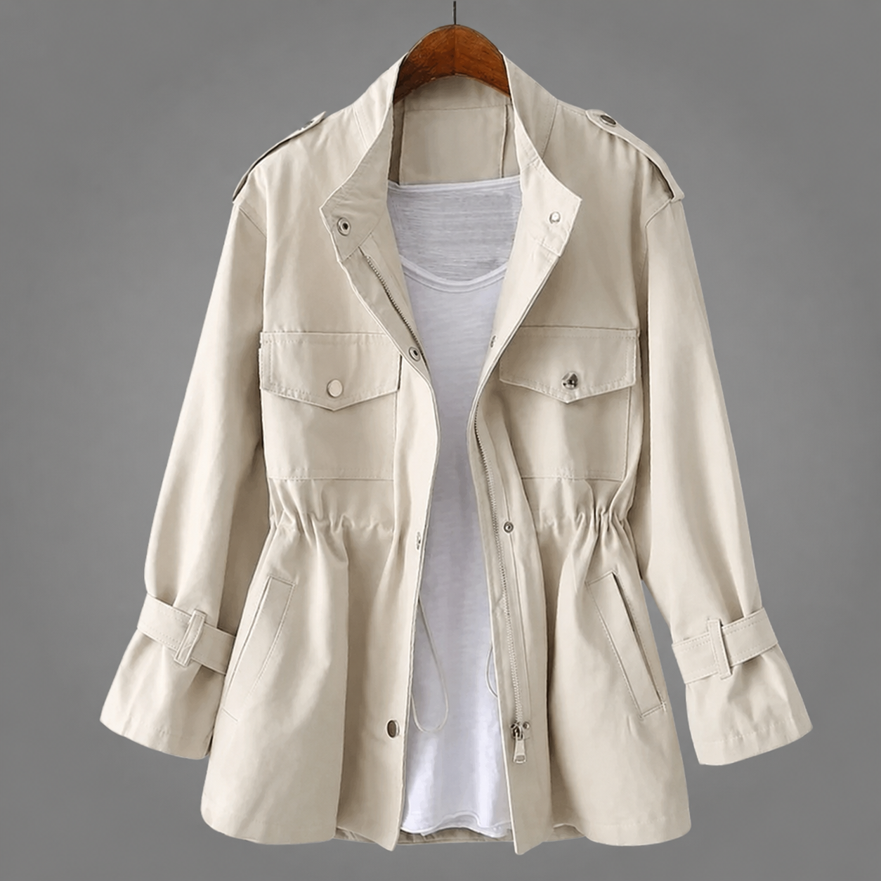 Meredith | Tailored Wool Blend Coat