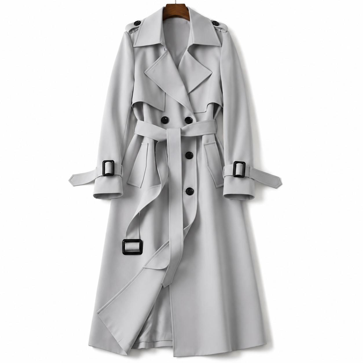 Natalia | Classic Long Trench Coat