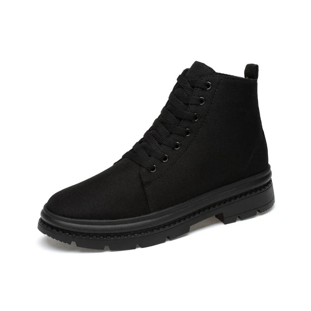 Owen | Covert Height-Boosting Canvas Boots