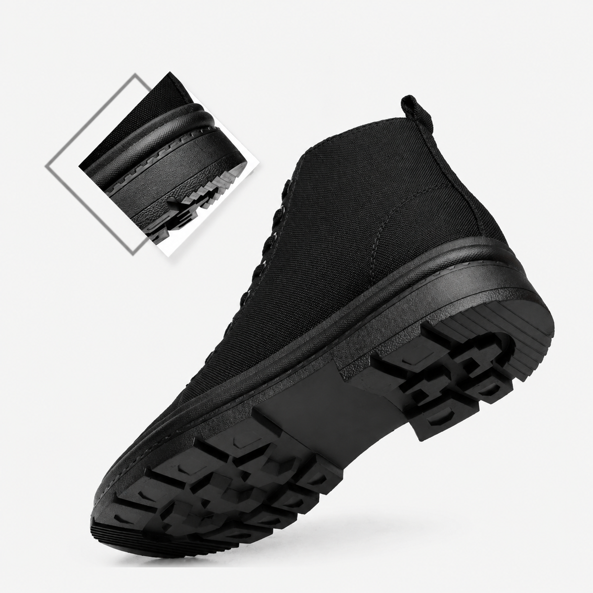 Owen | Covert Height-Boosting Canvas Boots