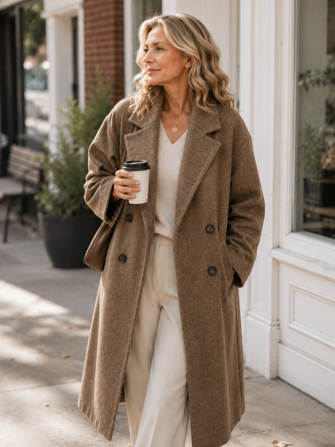 Vera | Relaxed Maxi Wool Blend Coat