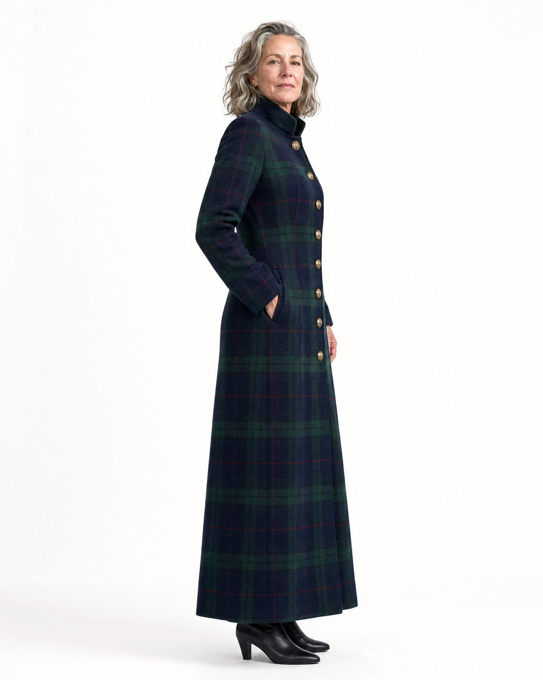 Eleanor | Tailored Plaid Coat