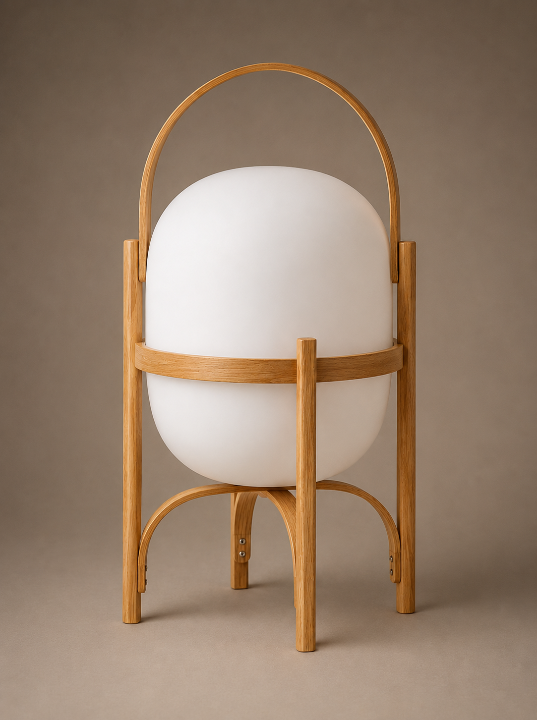 LanternGlow | Elegant Wooden Table Lamp for Living Room and Bedroom