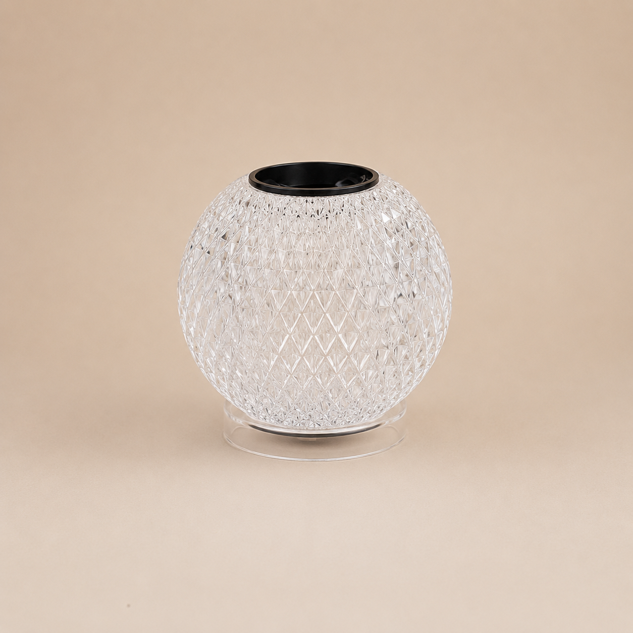 Crystal Globe | Elegant Touch Control Crystal Glass Bedside Night Light