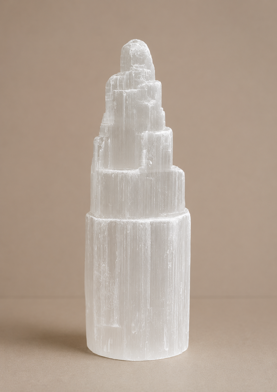 Ice Berg | Elegant Natural Crystal Tower Sculpture for Home Decor