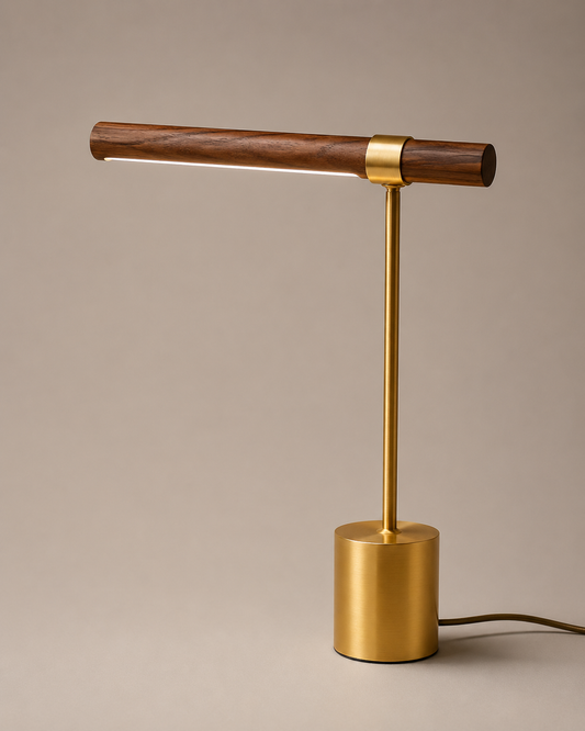 Ironwood | Stylish Adjustable Industrial Metal Desk Lamp with LED Lighting