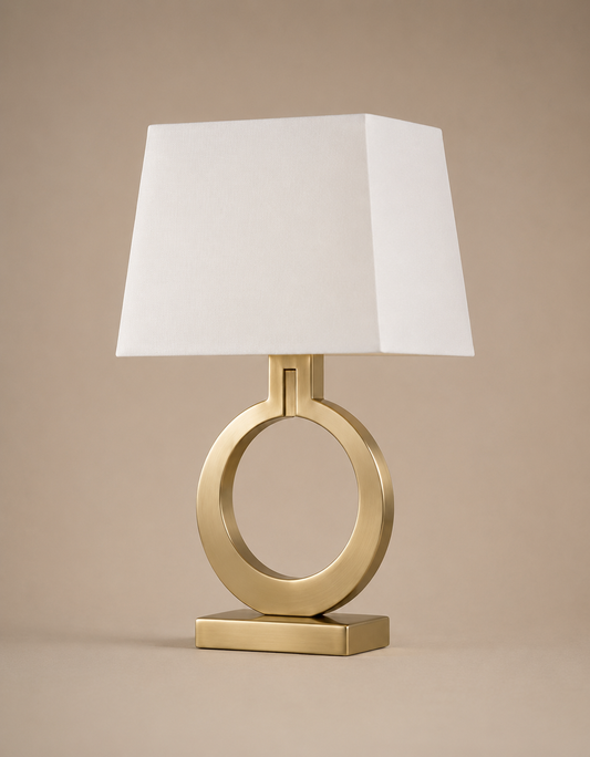 Hilla | Elegant Modern Fabric Table Lamp for Home and Office