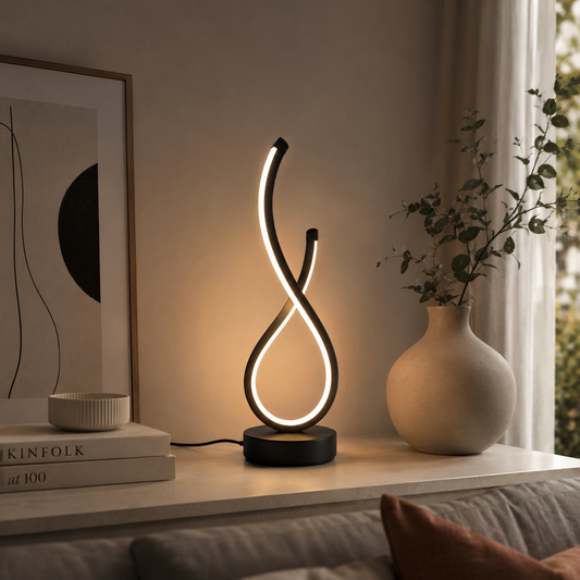 Raindrop LED Table Lamp | USB Powered Adjustable Bedroom Light