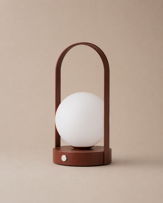 Globe of Hope | Stylish Modern Metal Table Lamp for Living Room