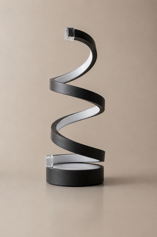 SpiraLight | Modern Elegant Spiral Table Lamp for Living Room & Bedroom