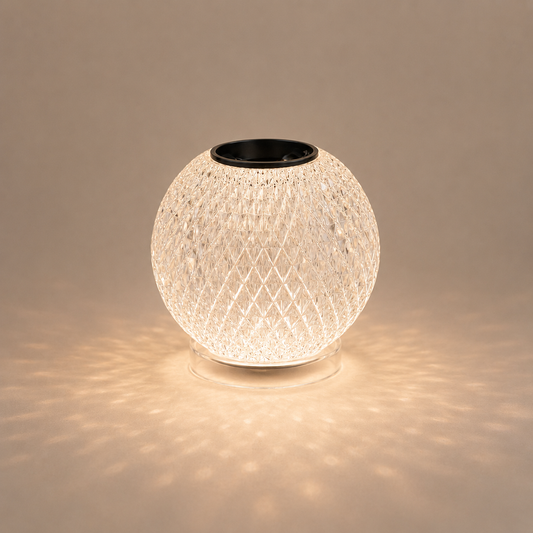 Crystal Globe | Elegant Touch Control Crystal Glass Bedside Night Light