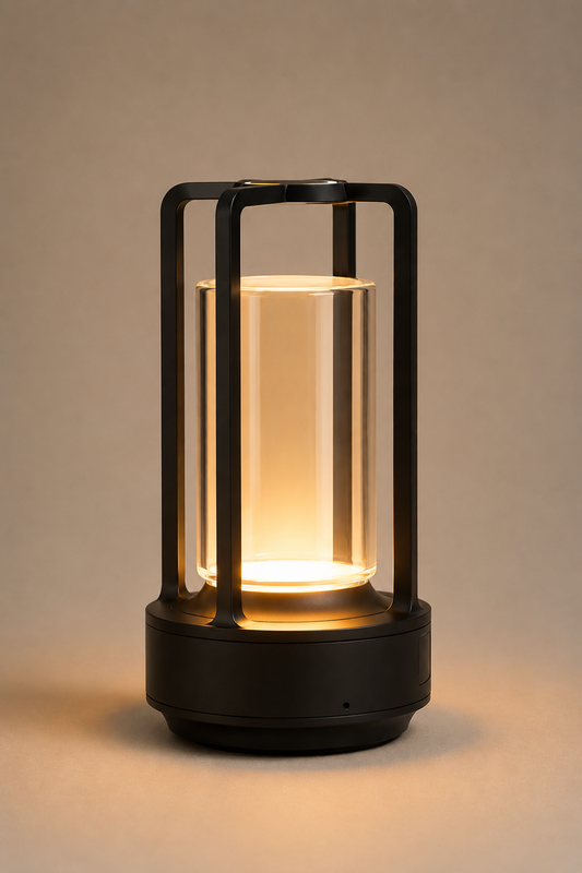 CylinderGlow | Stylish Dimmable Cordless Touch Table Lamp
