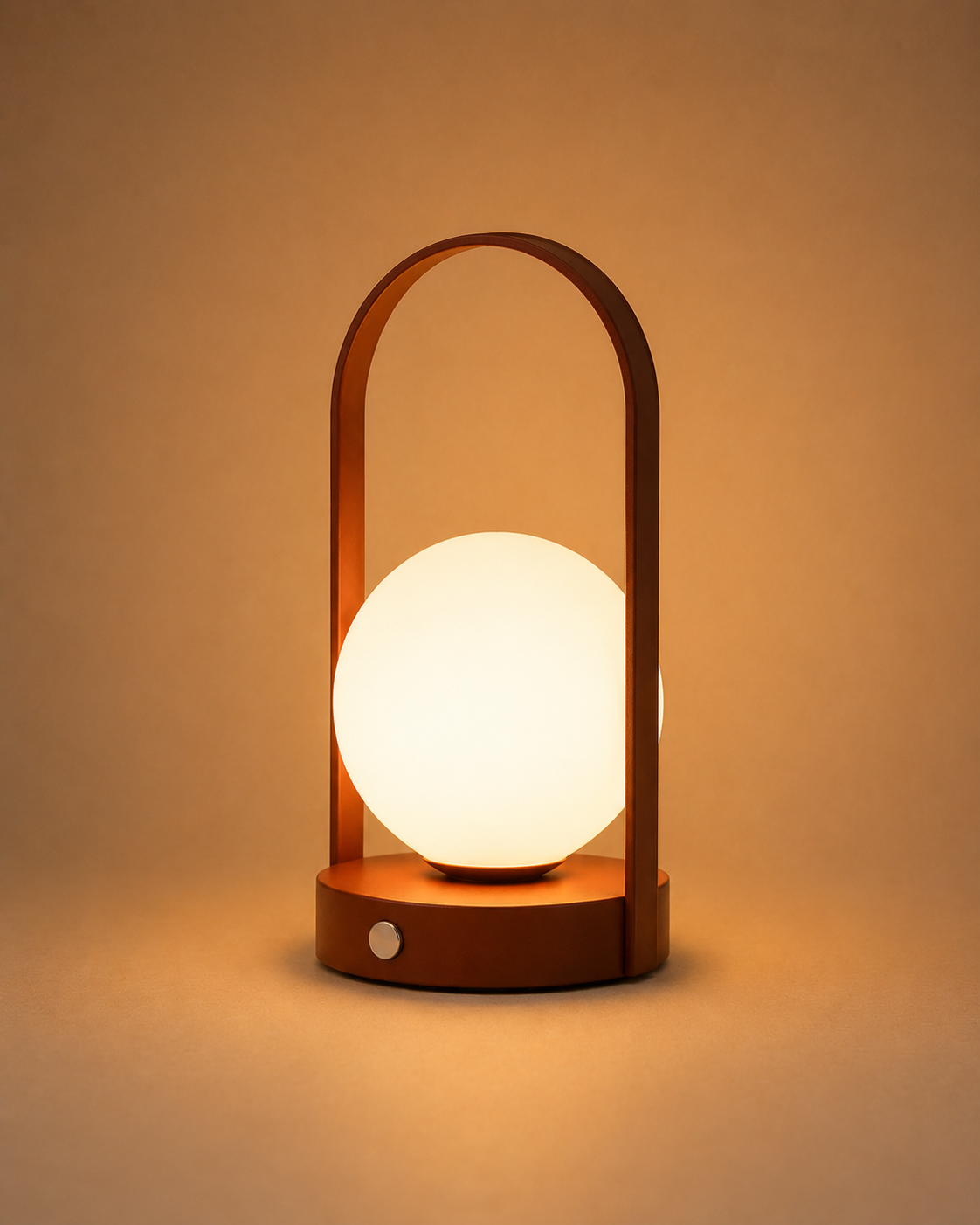Globe of Hope | Stylish Modern Metal Table Lamp for Living Room