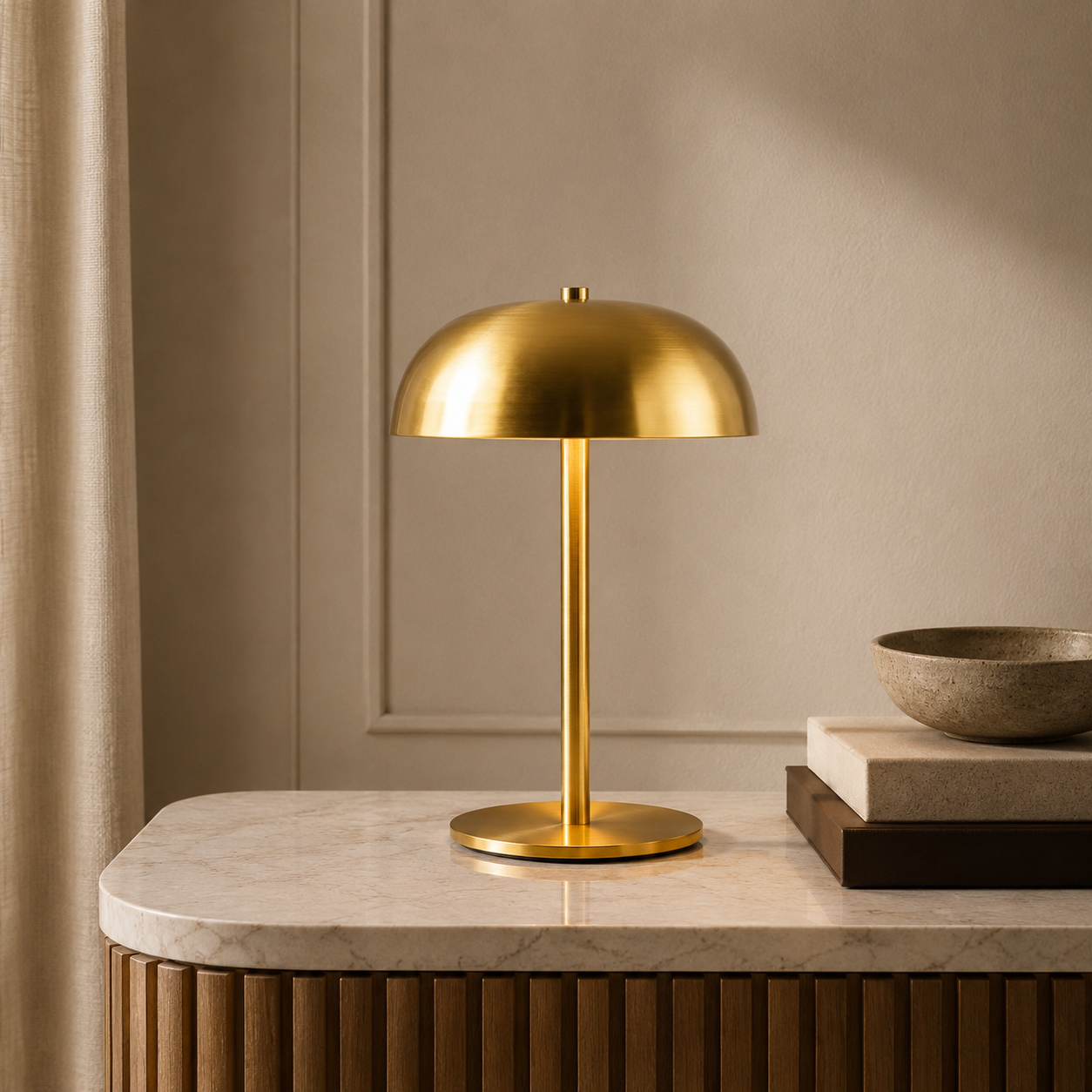 Bell LED Table Lamp | Stylish Cordless Night Light