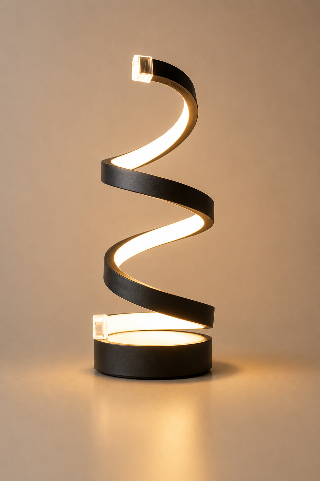 SpiraLight | Modern Elegant Spiral Table Lamp for Living Room & Bedroom