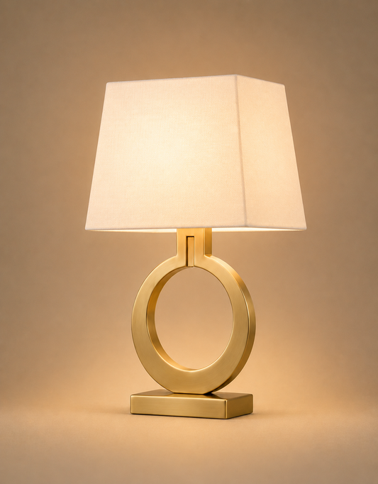 Hilla | Elegant Modern Fabric Table Lamp for Home and Office