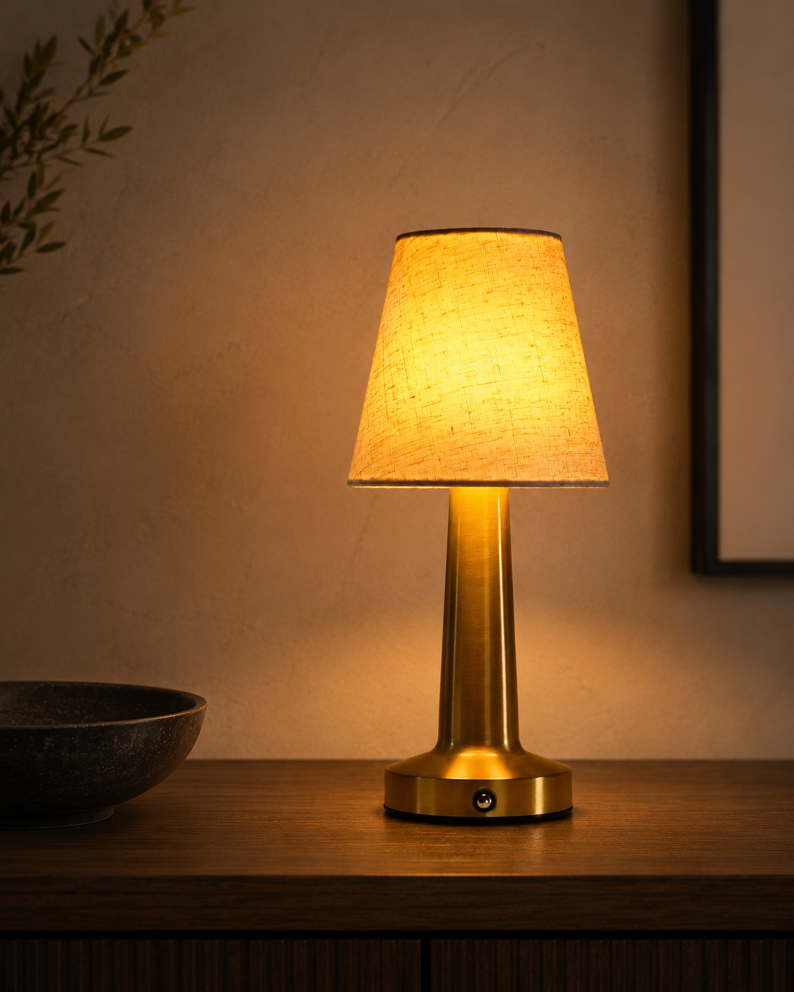 Sienna LED Touch Sensor Table Lamp | Stylish Rechargeable Bedside Lighting