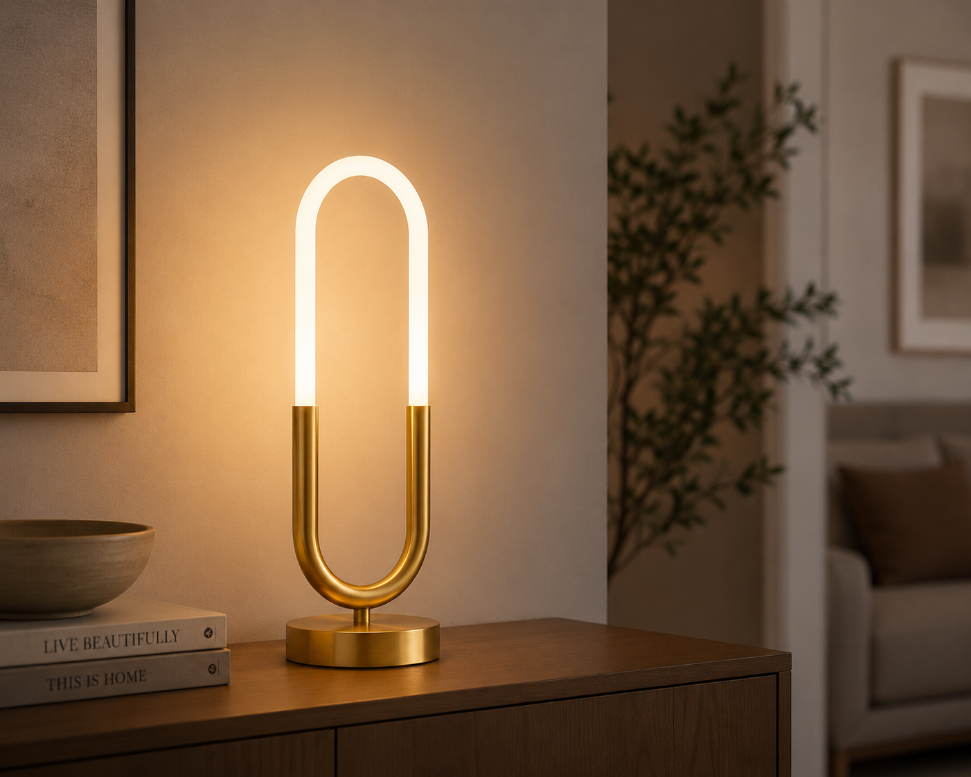 Vampire | Elegant Modern LED Table Lamp for Living Room and Bedroom