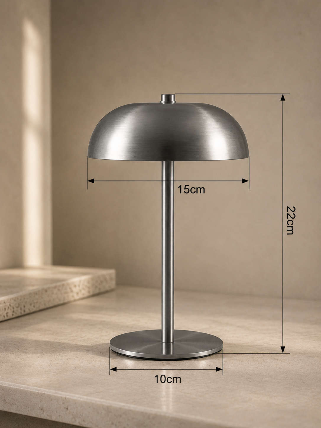 Bell LED Table Lamp | Stylish Cordless Night Light
