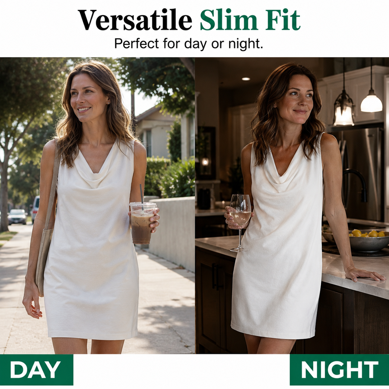 Amelia Sleeveless Draped Mini Dress