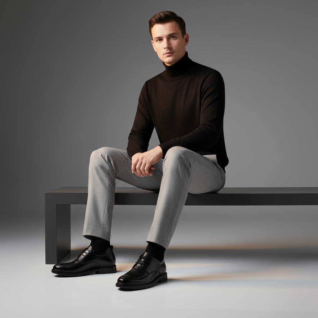 Preston | Covert Height-Boosting Dress Shoes