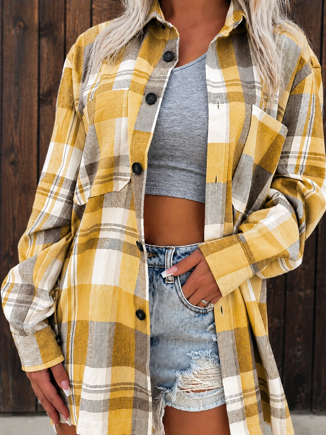 HARPER | WOMEN'S PLAID OVERSHIRT
