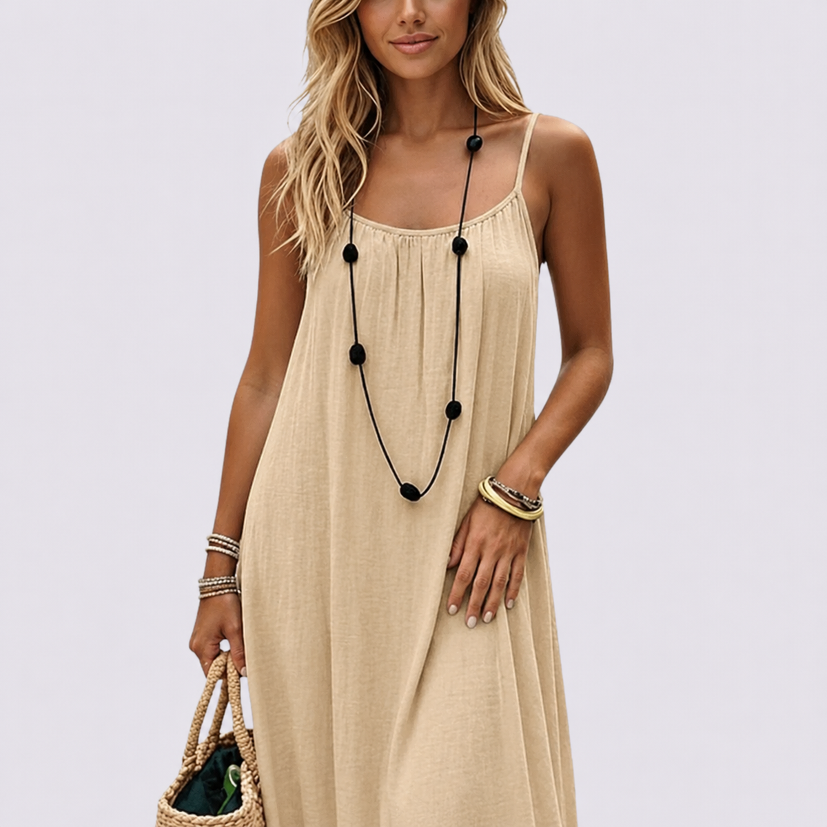 Harlow Open-Back Everyday Summer Dress