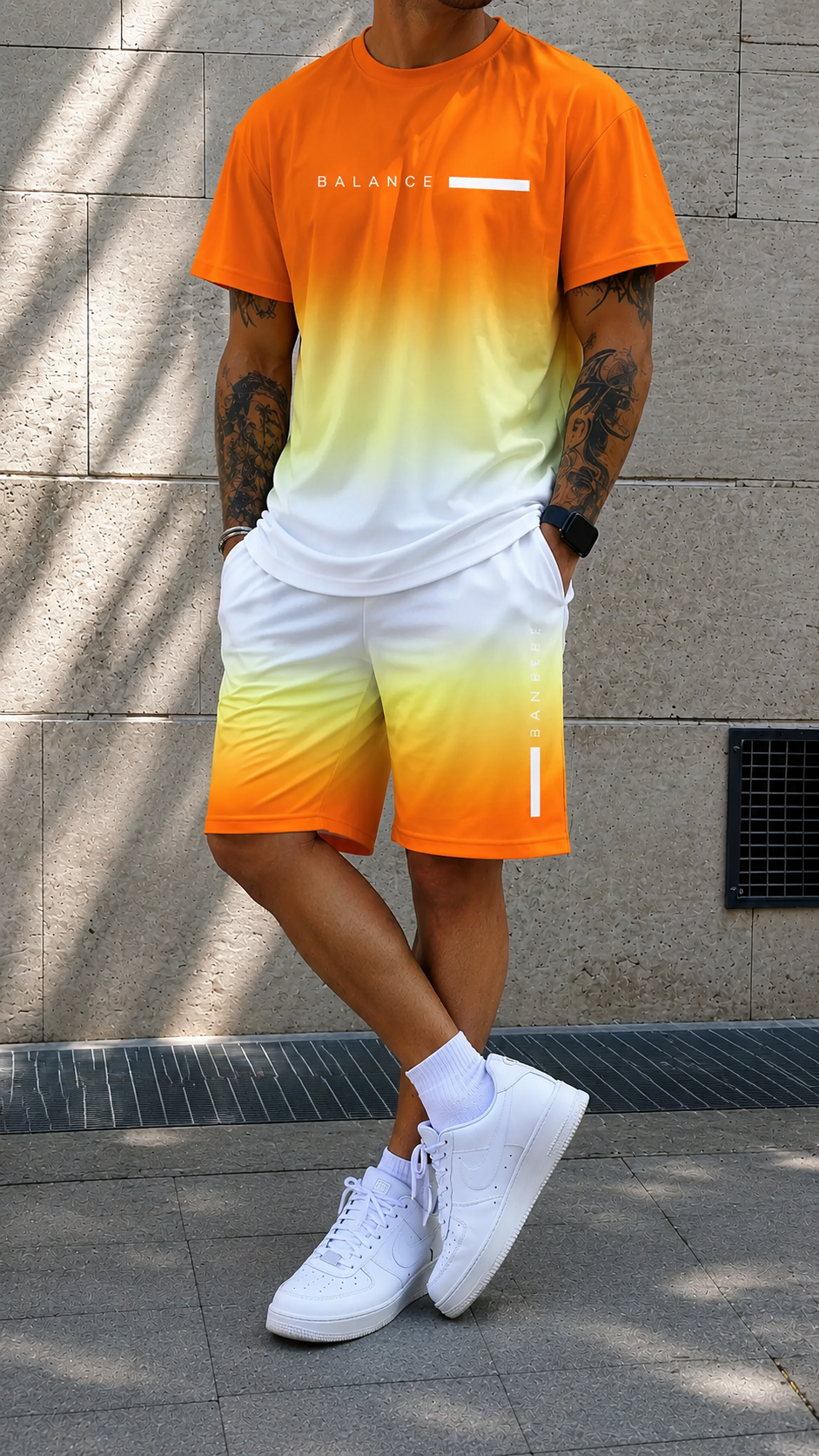 Keens | Gradient Shirt & Shorts Set
