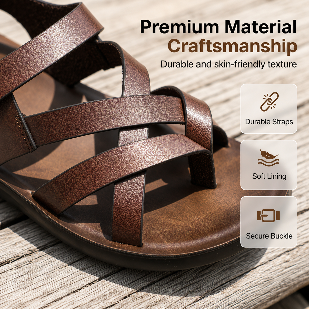 Mason | Roman Comfort Sandals