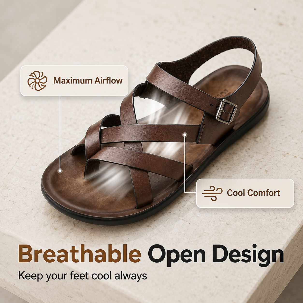 Mason | Roman Comfort Sandals