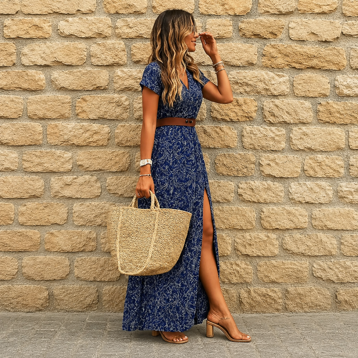 SOPHIA | Paisley Maxi Dress